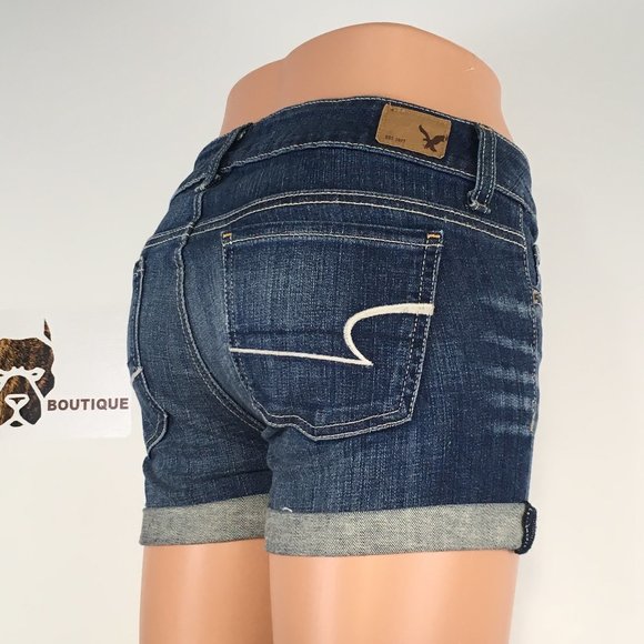 American Eagle Stretch Shorts size 00 ( Excellent ) - Picture 6 of 7